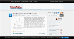 Desktop Screenshot of ciscozine.com
